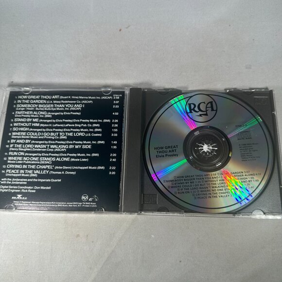 How Great Thou Art Elvis Presley Remastered CD RCA 1999 Gospel Classics - Picture 3 of 3